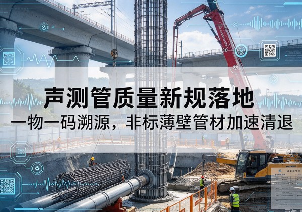 成华声测管质量新规落地，一物一码溯源，非标薄壁管材加速清退